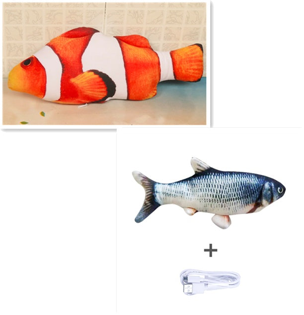 Electric Jumping Fish Simulation Electric Fish Toy Pets dealsniper-net