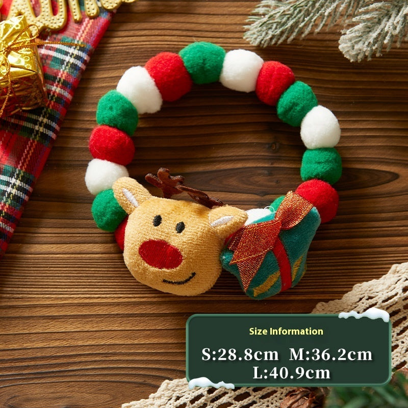 Pets Christmas Collar Stretch Ornament Pet Pets Gym From House Christmas Elk L