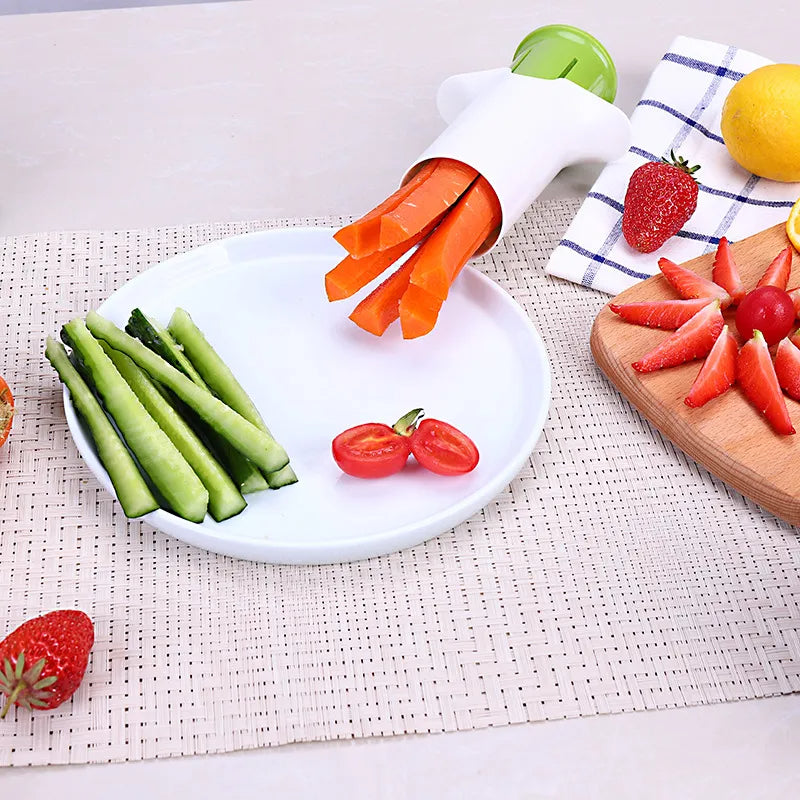 Creative Vegetable Cutters Fruit Kitchen Cucumber Carrot Divider Kitchen DealSniper.net