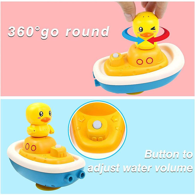 Children Playing In The Water Baby Little Yellow Duck