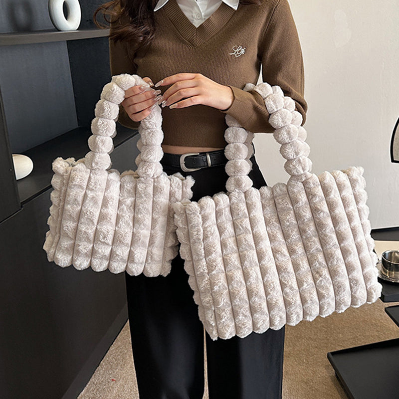 Plaid Handbags Winter Fashion High Capacity Women dealsniper-net