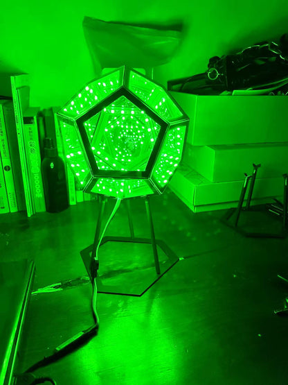 Creative Cool Unlimited Dodecahedron Small Night Lamp Color Home Decor Gym From House