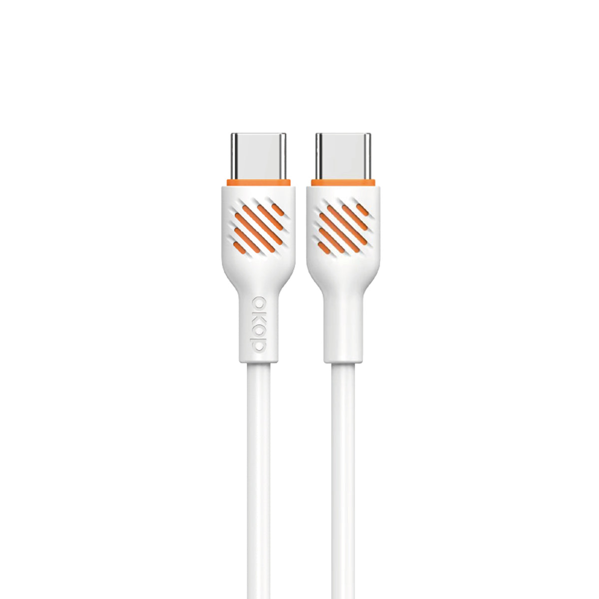 KP-317 Fast-Charging Data Cable 65W Thickened Charging Cable Electronics Gym From House White TypeC to TypeC