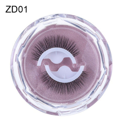 Self-adhesive Reusable Glue-free Eye Lashes With Natural Curl Women dealsniper-net ZD01