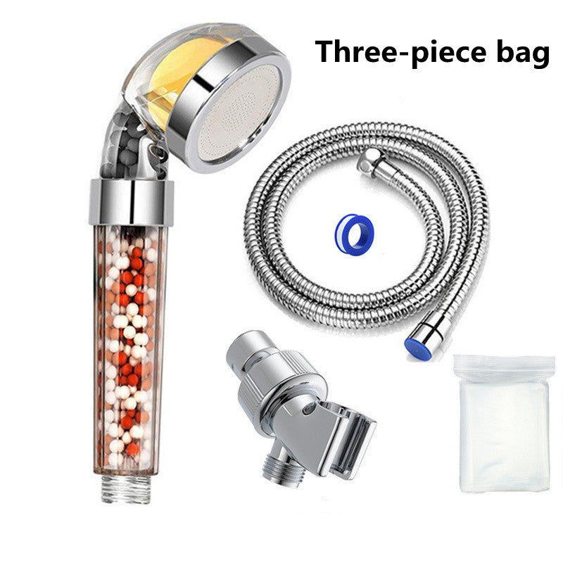 Bathroom Aroma Shower Head Vitamin C Lemon Scent Anion Shower Head Ai Recorder Gym From House Three piece bag