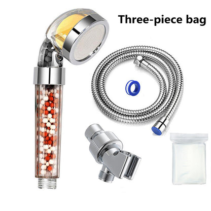 Bathroom Aroma Shower Head Vitamin C Lemon Scent Anion Shower Head Ai Recorder Gym From House Three piece bag