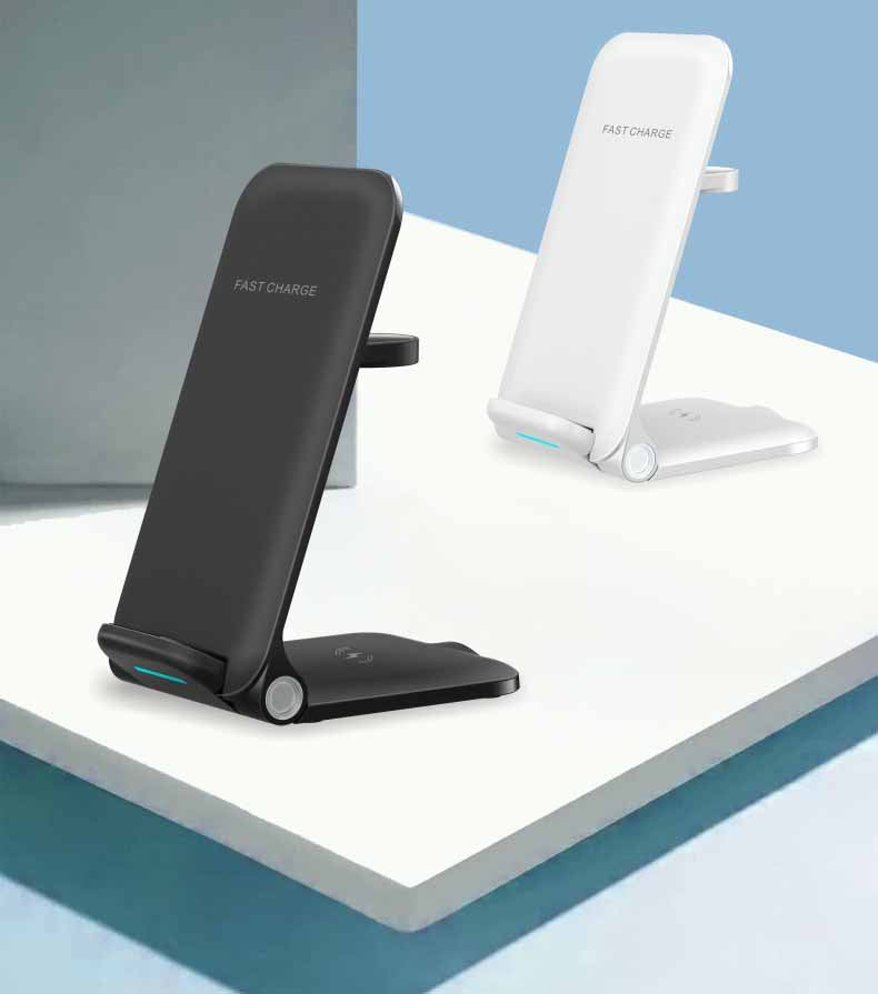 Desktop Vertical Multifunctional Three-in-one Wireless Charger Electronics dealsniper-net