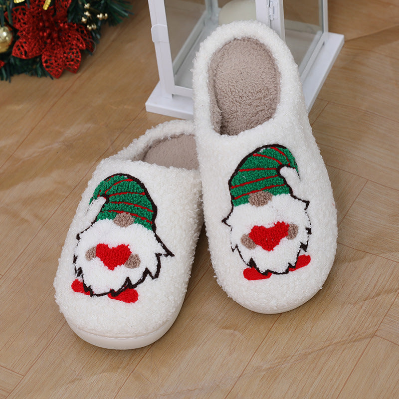 Cute Cartoon Santa Claus Home Slippers Shoes