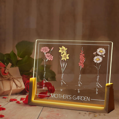 Small Night Lamp Mother's Day Photo Printing Decoration Home Decor DealSniper.net A13 Colorful Light USB