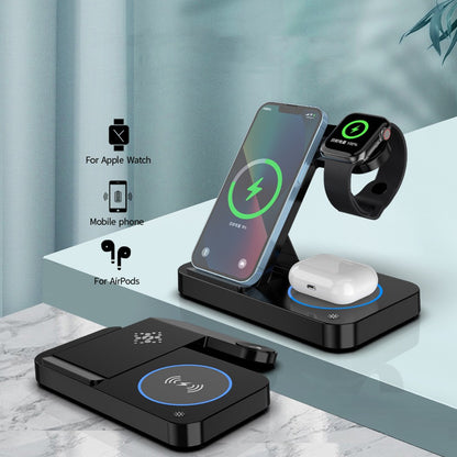 Four In One Foldable Wireless Charger Electronics Gym From House