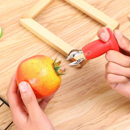 Strawberry Stem Remover Metal Plastic Fruit Leaf Remover Kitchen Gym From House
