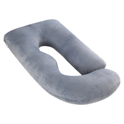 Maternity Pillow Waist Support Side Sleeping Slope Pillow J-type Health DealSniper.net