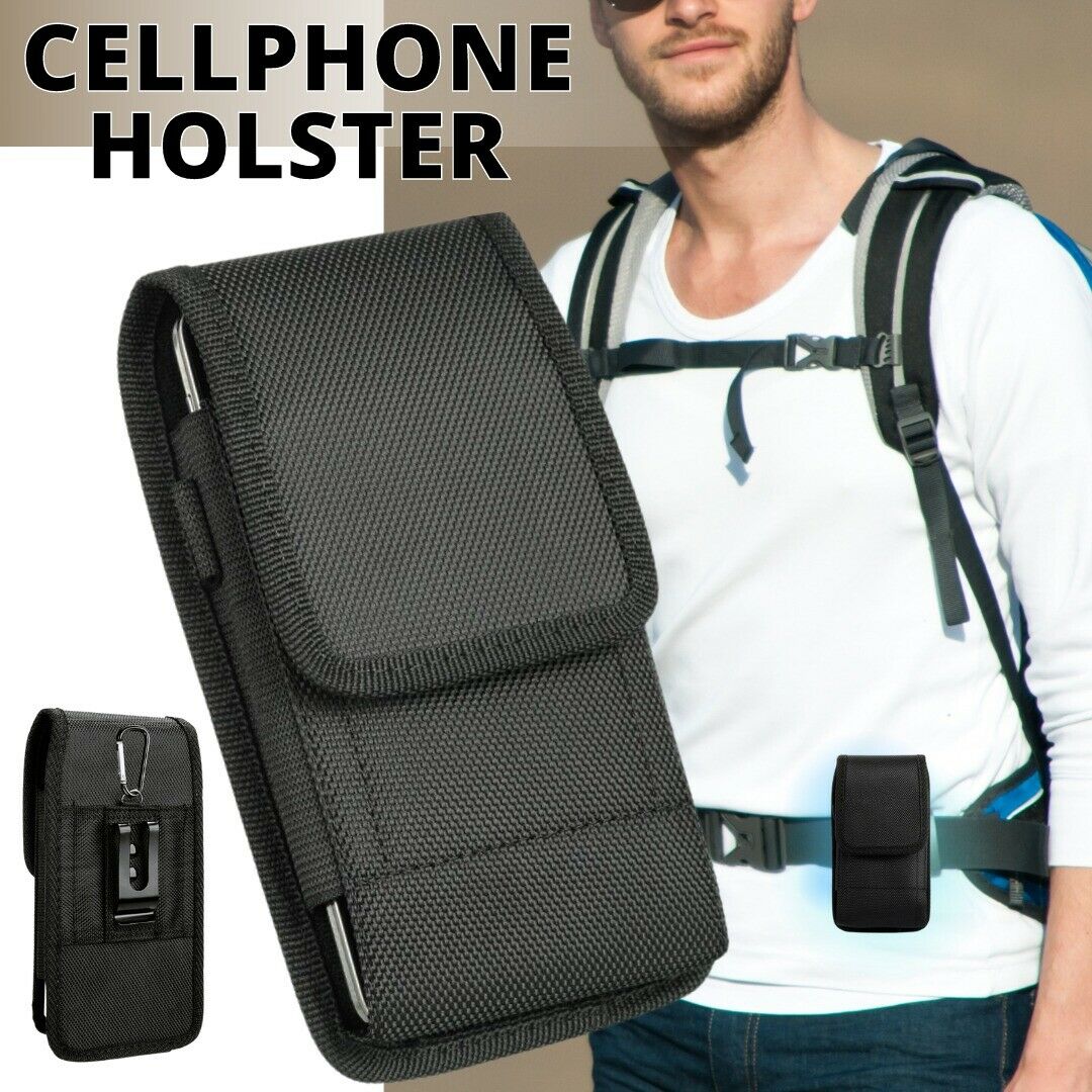 UNIVERSAL Vertical Cell Phone Holster Pouch Belt Case Cover Sleeve Carrying Case Phones DealSniper.net