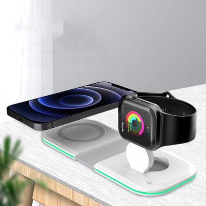 Folding Dual Magnetic Desktop Wireless Charger Gadgets Gym From House
