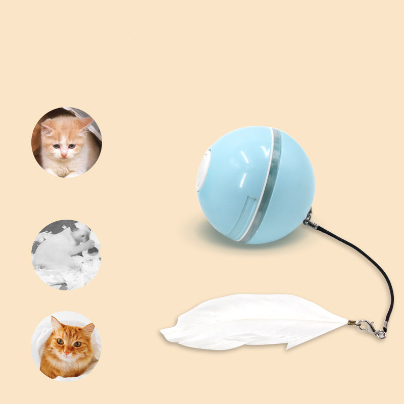 New Automatic LED Intelligent Cat Ball Funny Personality Toy Pets dealsniper-net