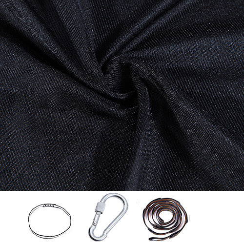 Kids Cotton Outdoor Indoor Swing Hammock For Cuddle Outdoor dealsniper-net Black 150x280cm