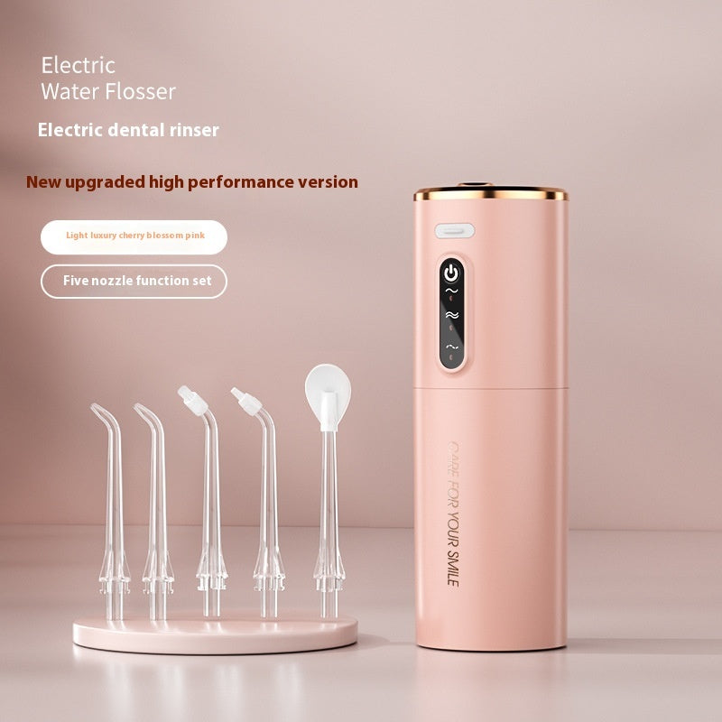 Home Water Toothpick Oral Irrigator Electric Washing Artifact Health DealSniper.net Cherry Blossom Box