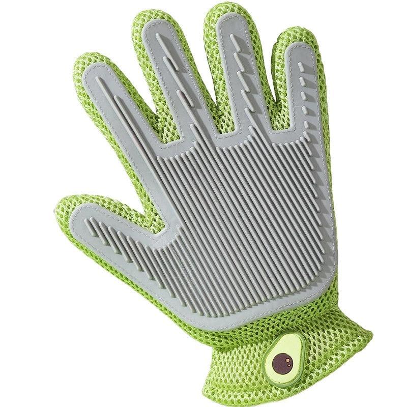 Pet Bath Cat Petting Gloves Double-sided Floating Hair Comb Pets Gym From House