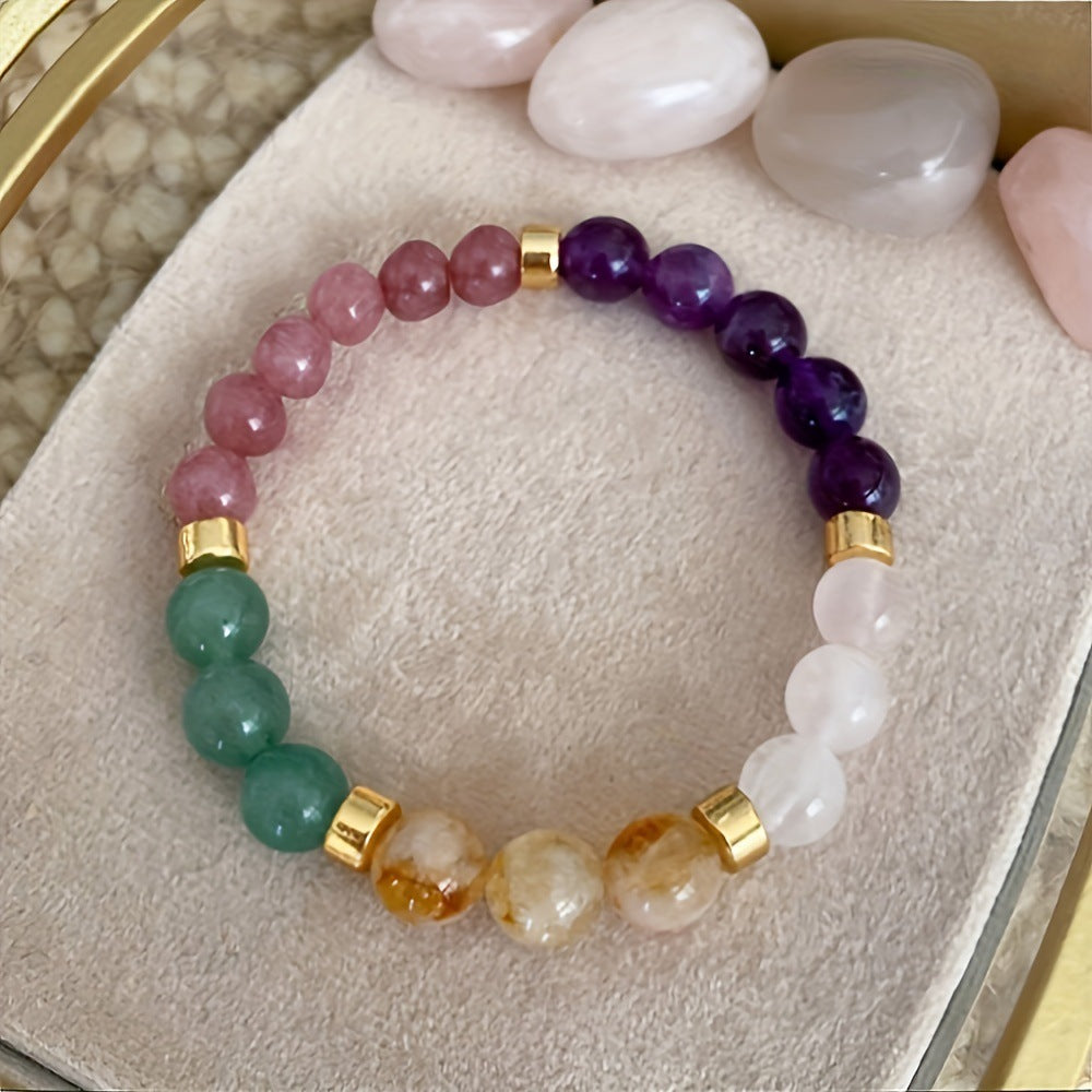 Universal Natural Stone Bracelet Citrine Dongling Stone Jewelry null Cz014