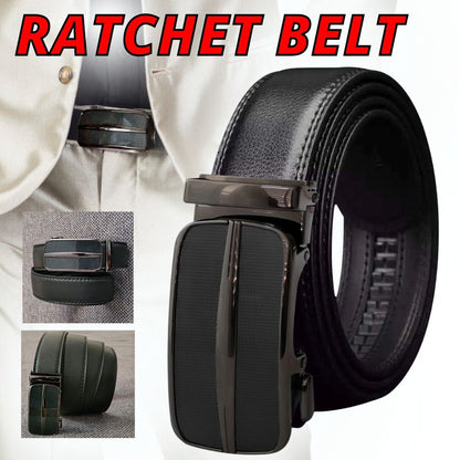 Men's Ratchet Belt Leather Mens Belt With Slide Buckle Ratchet Belts For Men USA Men dealsniper-net