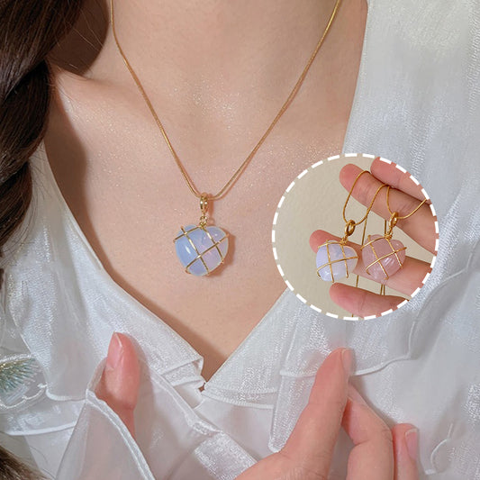 Fashion Moonstone Necklace For Cartoon Princess Love Girl Necklace Novelty Jewelry Jewelry dealsniper-net