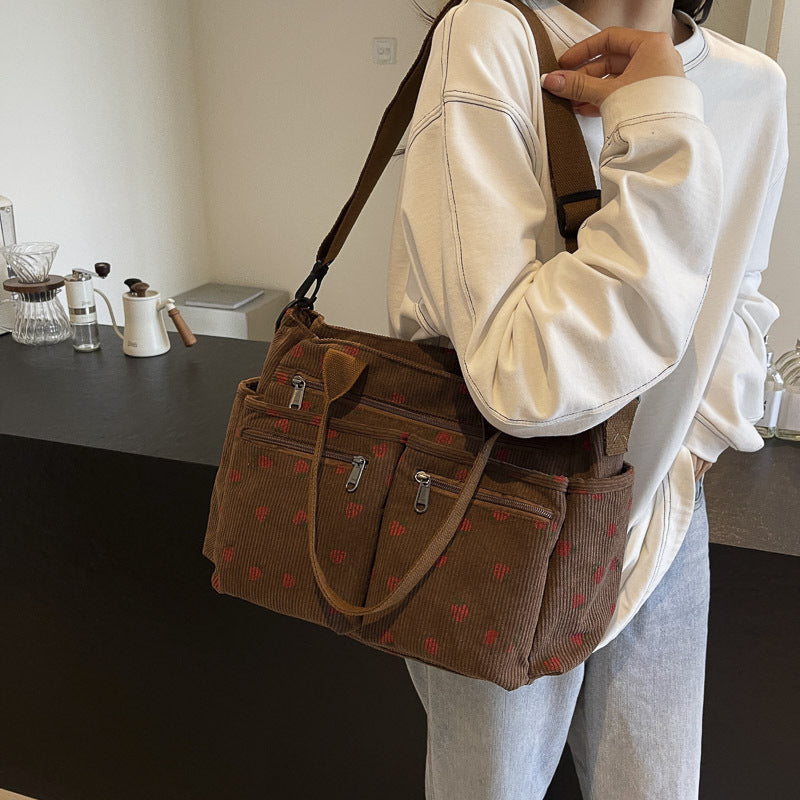 Printed All-matching Women's Shoulder Bag Women DealSniper.net Brown