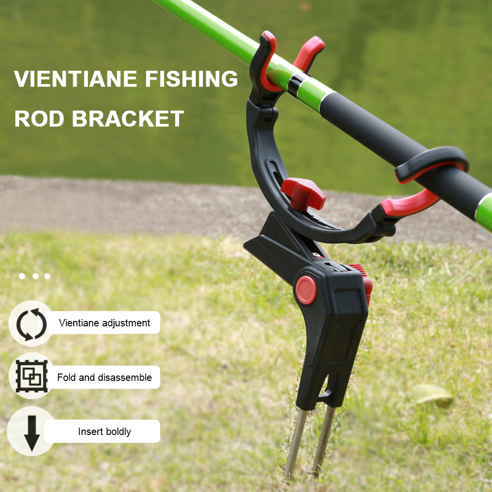 360 Degree Adjustable Fishing Pole Holder Universal Fishing Foldable Bracket Outdoor dealsniper-net