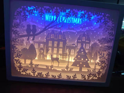 LED Paper Carving Lamp 3D Light Home Decor DealSniper.net I