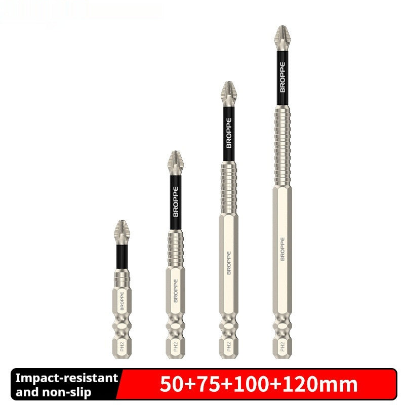 Cross Bit Strong Magnetic Electric Hand Drill Screwdriver Tools DealSniper.net 50 75 100 120mm 4PCS Set 635mm
