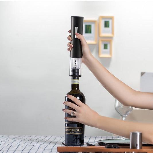 Electric Wine Opener Corkscrew Foil Cutter Set Kitchen Gym From House