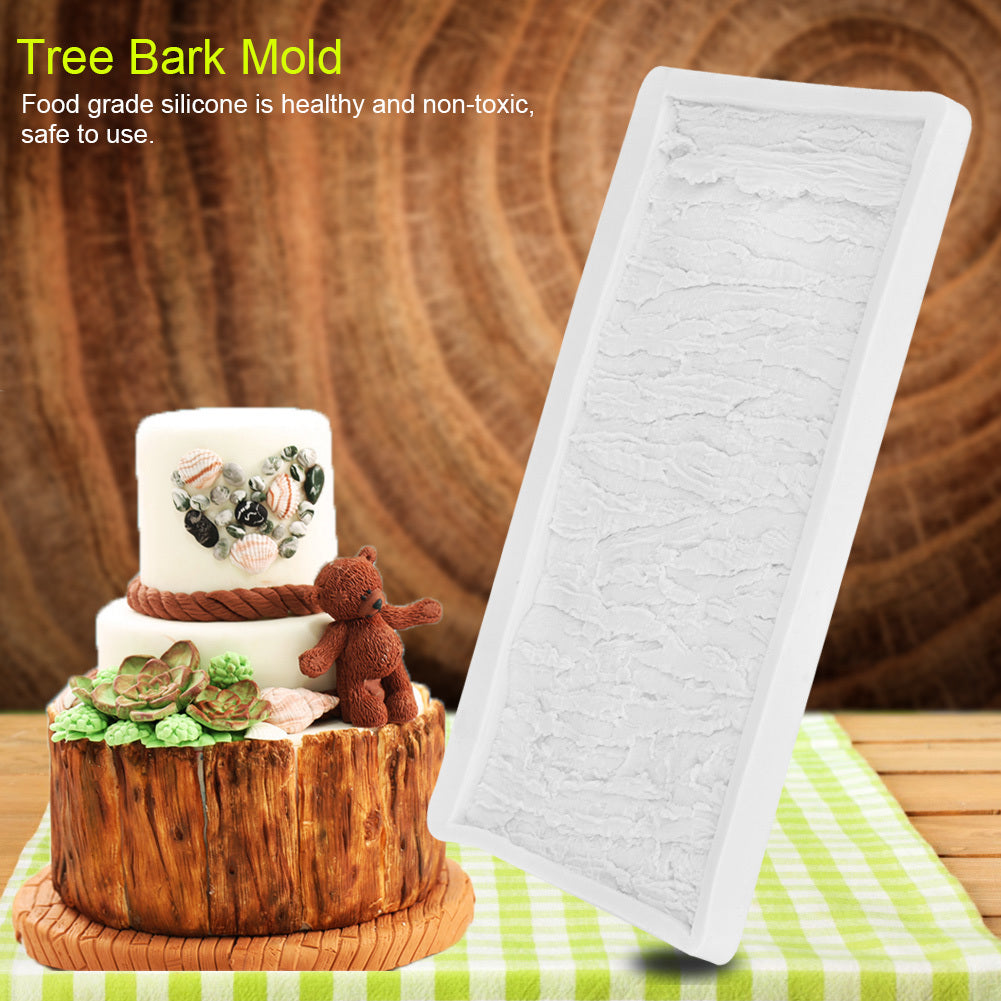 Silicone Cakes Mold Tree Bark Shaped Fondant Cake Kitchen DealSniper.net