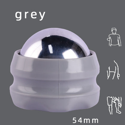 Stainless Steel Ice Applied Cold And Hot Ball Massager Health dealsniper-net 54mm ball gray base