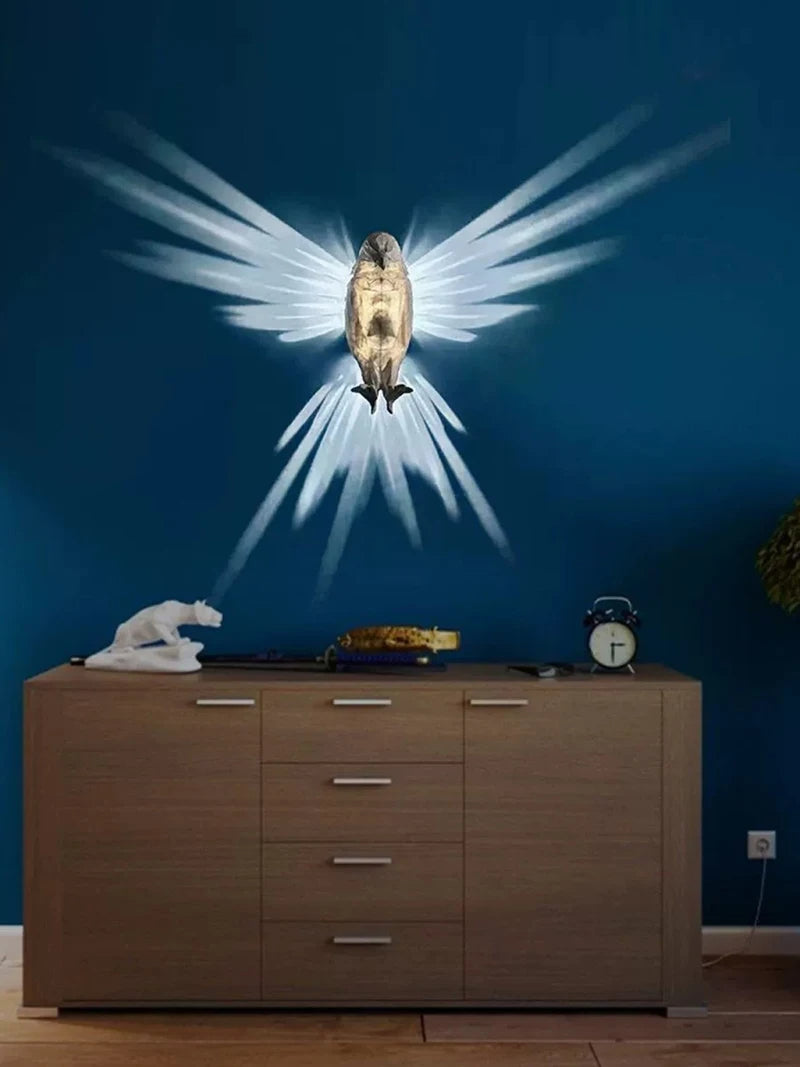 Modern Creative Eagle Shape Wall Lamp Home Decor dealsniper-net