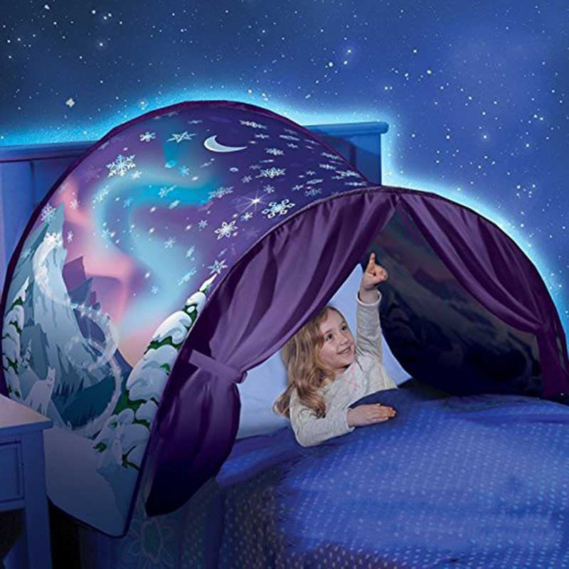 Folding children's tent Starry tent Fantasy tent Indoor bed mosquito net Kids dealsniper-net 4style 80cm