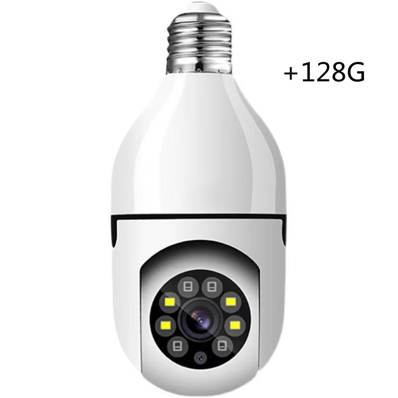 E27 Bulb Camera 360 Degree Wifi Remote Home Monitoring House dealsniper-net Bulb dual light full color128G