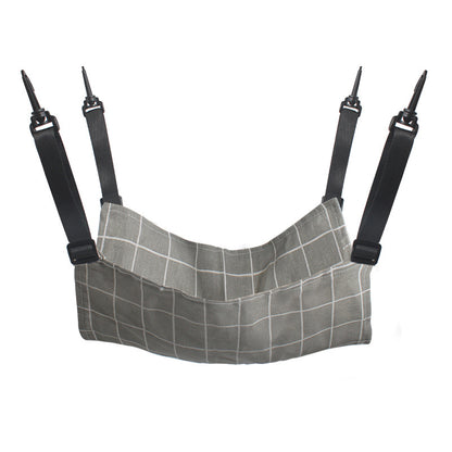Lamb Fleece Cat Hanging Beds Pets Cage Hammock Bed Pets Gym From House 27x27cm Gray Plaid Spring And Autumn