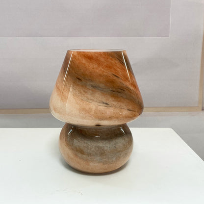 Handmade Glass Mushroom Table Lamp, Bedside Small Night Lamp Home Decor Gym From House Mars AU