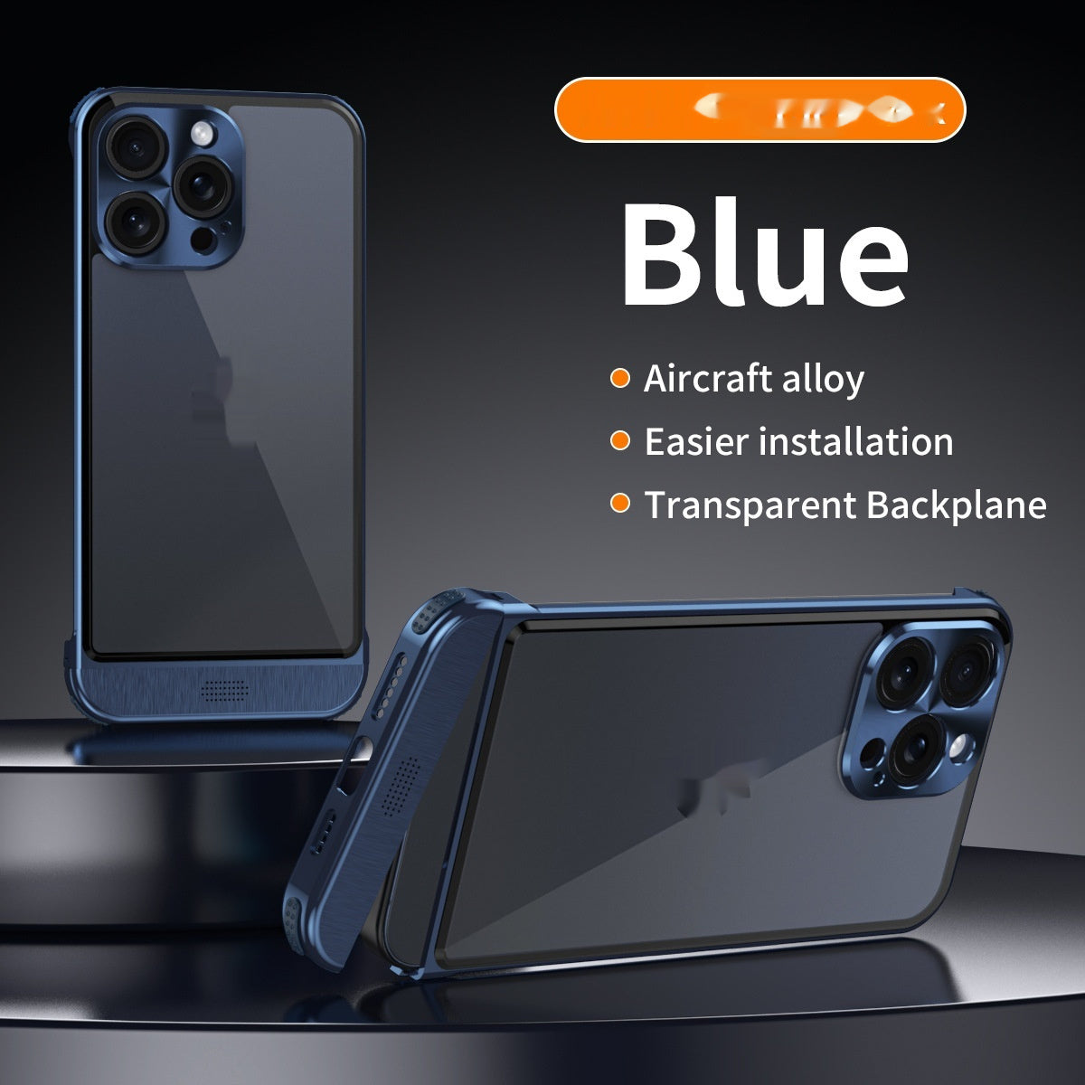 Phone Case Aromatherapy Frameless Scissors Buckle Magnetic Bracket Electronics DealSniper.net Blue High Permeability IPhone15