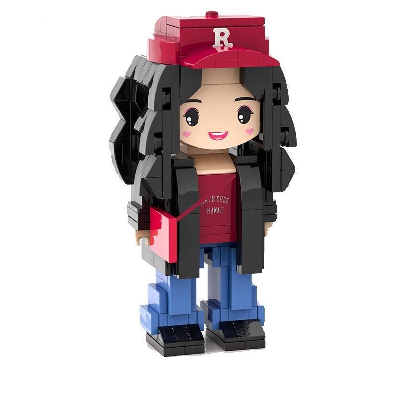 Portrait Building Blocks Puzzle Character Photo Kids DealSniper.net