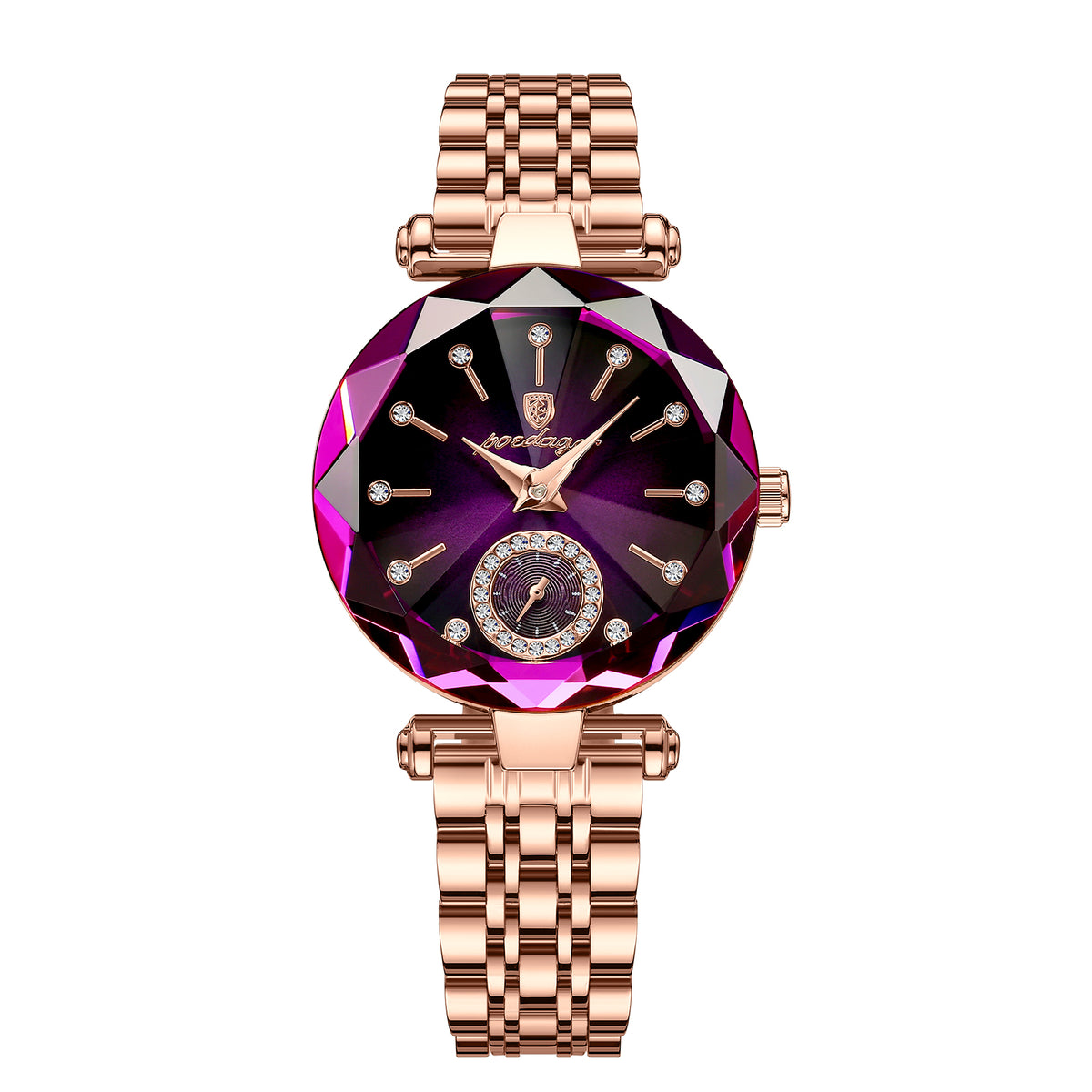 Casual Fashion Waterproof Quartz Watch Ladies Jewelry DealSniper.net Purple