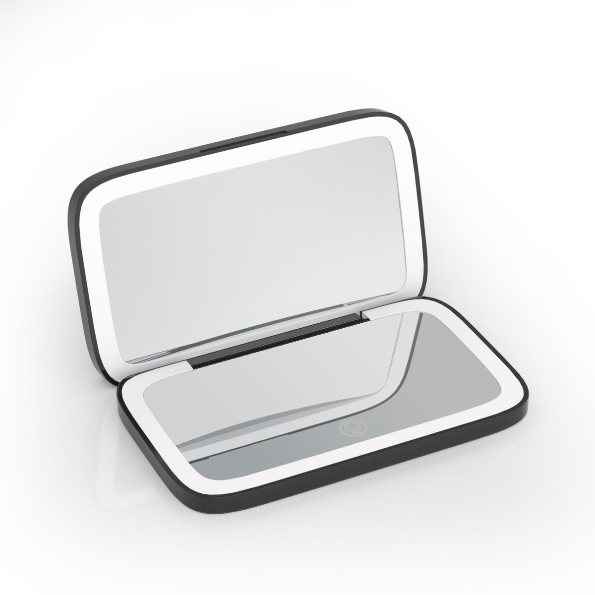 Portable Led Make-up Mirror Luminous Mirror Double-sided Beauty DealSniper.net Black 2326C