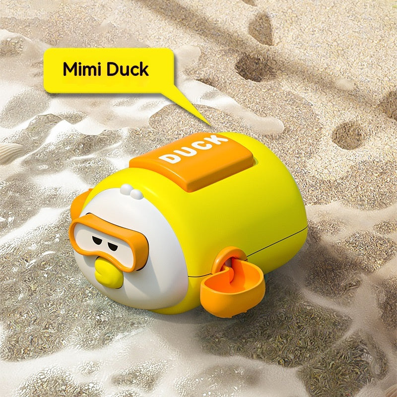 Children's Bath Toys Cartoon Clockwork Bath Water Toys Kids Gym From House Yellow Duck