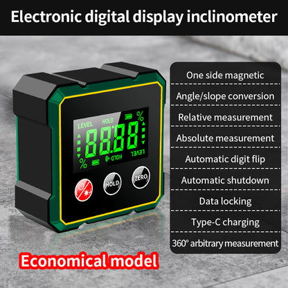 Magnetic Digital Angle Finder With Electronic Laser Gauge Protractor Tools DealSniper.net Without laser