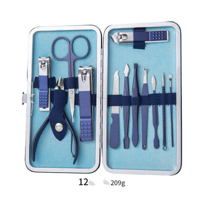 Professional Scissors Nail Clippers Set Ear Spoon Beauty dealsniper-net 11 Style