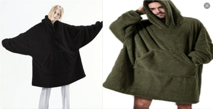 Hoodie Sweatshirt With Big Pocket Tops Sweater Comfortable Loose Women dealsniper-net Set One size
