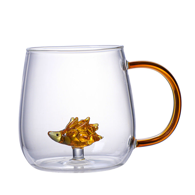 Three-dimensional Cartoon Shape Glass Cup Home Cute