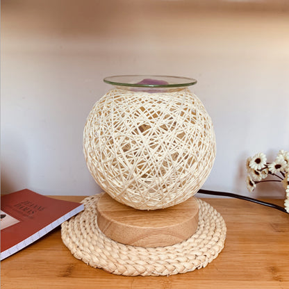 Home Decor Electric Wax Warmer Burner Melter Fragrance Home Decor dealsniper-net Beige AU