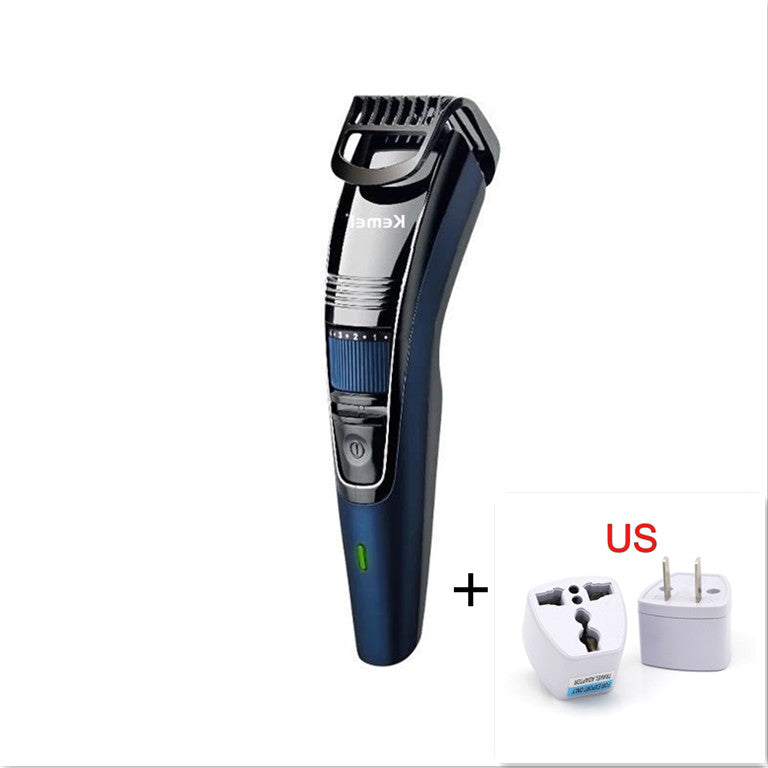 Home Hair Clipper Adjustable Knife Head Hair Clipper Shaver Electric Fader Men dealsniper-net Blue US