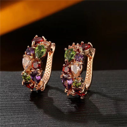 Diamond Crystal Zircon Ear Clip Affordable Earrings Jewelry dealsniper-net