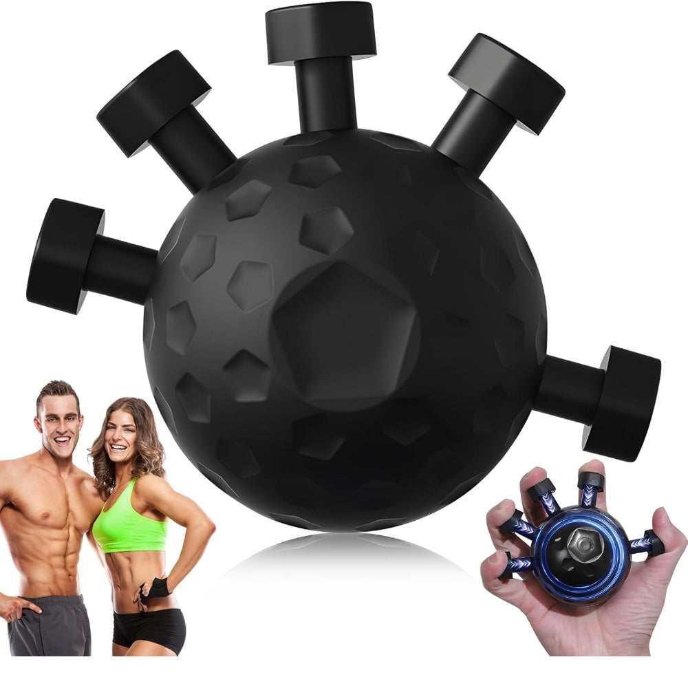Gym Finger Hand Strengthener Grip Adjustable Resistance Hand Balls Sports DealSniper.net